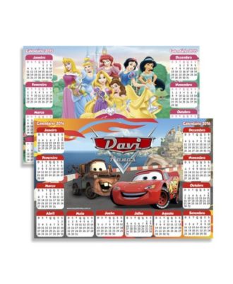 Calendário personalizado imantado