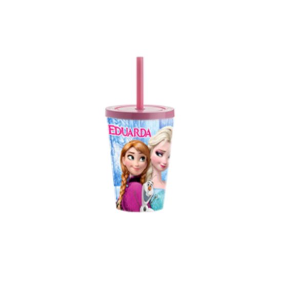 Copo Canudo Personalizado 350ml Dia Das Crianças