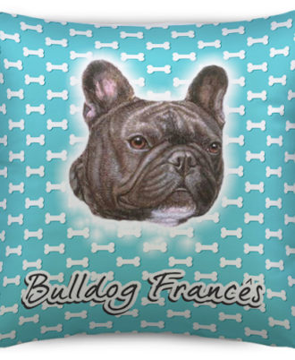 raça bulldog francês almofada