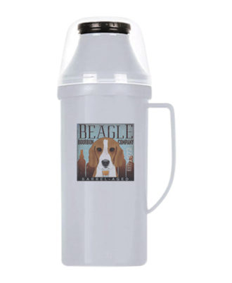 raça beagle garrafa térmica