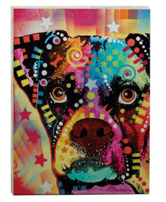 raça boxer quadro decorativo