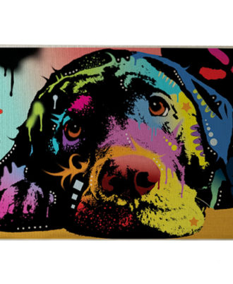 raça labrador retriever quadro colorido