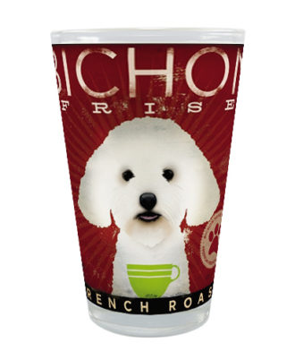 raça bichon frisé copo