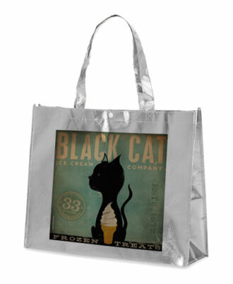 bolsa metalizada black cat