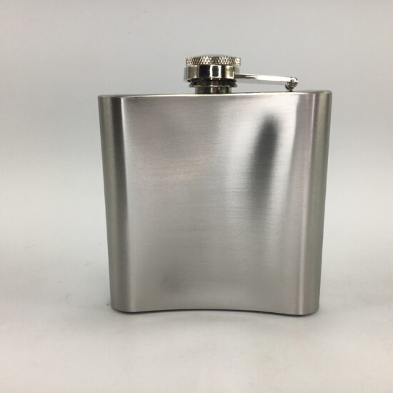 Cantil Whisky Inox 180ml Personalizado